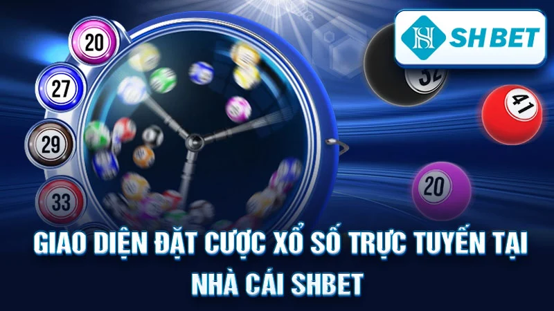 Giao diện đặt cược xổ số trực tuyến tại nhà cái SHBET